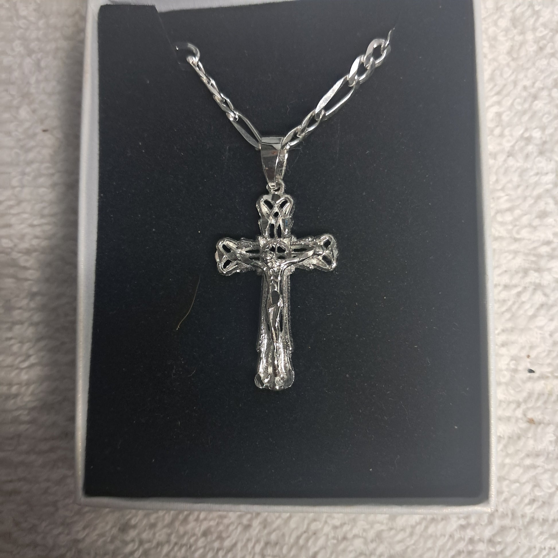 Croix argent 925 avec chaîne argent 925